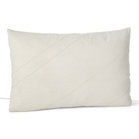 An earthy, simply detailed pillow with stitched lines over a fine mesh netting. An earthy, simply detailed pillow with stitched lines over a fine mesh netting.