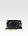 This ruffled bag will pump up your look, covered in glittering sequins and finished with a chain strap. Chain shoulder strap, 25 dropTop zip closureCotton lining7¾W X 5½H X 1¾DMade in Italy