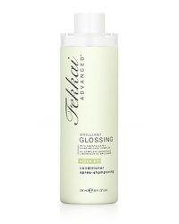 This sheer conditioner with encapsulated olive oil gives hair what it needs: vital moisture and shine while restoring its strength. This sheer conditioner with encapsulated olive oil gives hair what it needs: vital moisture and shine while restoring its strength.
