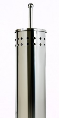 Taymor Stainless Steel Tall Toilet Bowl Plunger with Lid Taymor Stainless Steel Tall Toilet Bowl Plunger with Lid