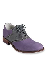 This design is all about playful color and vintage inspiration. Plus, Cole Haan uses Nike Air technology to maximize support and cushioning so it's exceptionally comfortable, too. This design is all about playful color and vintage inspiration. Plus, Cole Haan uses Nike Air technology to maximize support and cushioning so it's exceptionally comfortable, too.