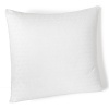 This finely embroidered Calvin Klein decorative pillow adds a a fluffy cloud of elegance to your bedroom decor.
