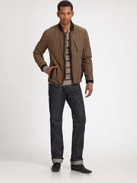 A classic jean refined for the modern man, complete with clean lines and street-smart details you've come to expect from selvedge denim. Pair with a blazer for a polished look day or night.Five-pocket styleInseam, about 33CottonMachine washMade in USA A classic jean refined for the modern man, complete with clean lines and street-smart details you've come to expect from selvedge denim. Pair with a blazer for a polished look day or night.Five-pocket styleInseam, about 33CottonMachine washMade in USA