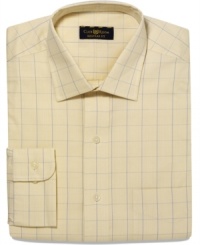 Classic with a twist. Brighten up your dress wardrobe with the fresh palette of this glen plaid shirt from Club Room. Classic with a twist. Brighten up your dress wardrobe with the fresh palette of this glen plaid shirt from Club Room.