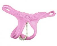 Muka Buckle-Up Crotchless Panty, Low-Rise Panty - Rose Red Size 2 Muka Buckle-Up Crotchless Panty, Low-Rise Panty - Rose Red Size 2
