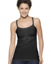 Barely There Women's Barely There Flex To Fit/Flawless Fit Bandini Cami,Black,Medium