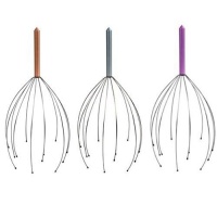Hand Held Scalp Head Massager - Set of Three ( Colors May Vary ) Hand Held Scalp Head Massager - Set of Three ( Colors May Vary )