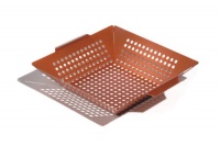 Outset QN79, Grill wok w/handles (copper color/nonstick/square/12x12) Outset QN79, Grill wok w/handles (copper color/nonstick/square/12x12)