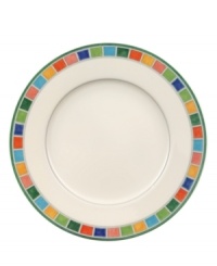 Liven up your tabletop with the Twist Alea dinner bread and butter plate. With a bright enamel colorblock design reminiscent of Spanish tile and a vivid band of color along the rim. Liven up your tabletop with the Twist Alea dinner bread and butter plate. With a bright enamel colorblock design reminiscent of Spanish tile and a vivid band of color along the rim.