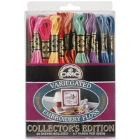 DMC F25PK36 Variegated Embroidery Floss, Assorted, 36-Pack DMC F25PK36 Variegated Embroidery Floss, Assorted, 36-Pack