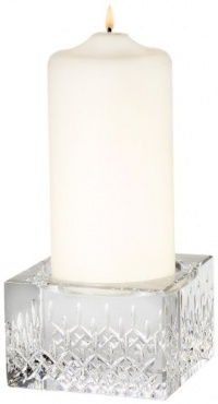 Waterford Candle Holder, Lismore Essence with Pillar Candle