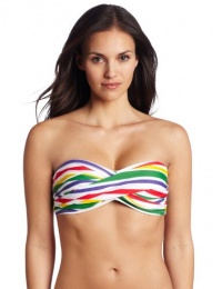 Shoshanna Women's Beach Club Stripe Twist Bandeau Top Shoshanna Women's Beach Club Stripe Twist Bandeau Top