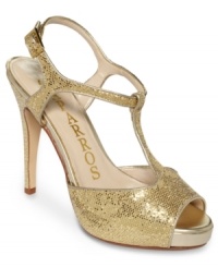 Sparkle away. The Daria t-strap evening platform sandals combine brilliant shine with the ultra feminine details. Sparkle away. The Daria t-strap evening platform sandals combine brilliant shine with the ultra feminine details.