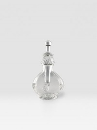 An elegant addition to the vanity, handcrafted in mouthblown glass with stunning detail and heirloom charm. From the Berry Collection Arrives in a gift box 6H X 3½ diam. Hand wash Imported 