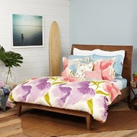 Shams are an added accent to any collection. Large-scale petals prevail for a striking bed of flowers.