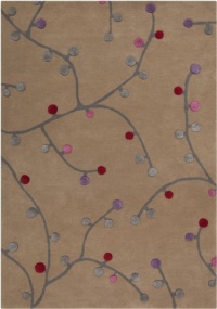3'3 x 5'3 Rectangular Surya Area Rug SCI17-3353 Blackberry/Deep Rose Color Hand Tufted in India Scion Collection 3'3 x 5'3 Rectangular Surya Area Rug SCI17-3353 Blackberry/Deep Rose Color Hand Tufted in India Scion Collection