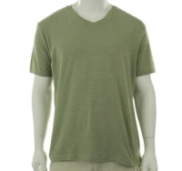 Alfani Slate Teal (teal and light gray) Horizontal Stripes SS V-Neck T-Shirt Alfani Slate Teal (teal and light gray) Horizontal Stripes SS V-Neck T-Shirt