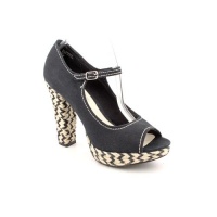 American Rag Kali Peep Toe Mary Janes Shoes Black Womens New/Display American Rag Kali Peep Toe Mary Janes Shoes Black Womens New/Display