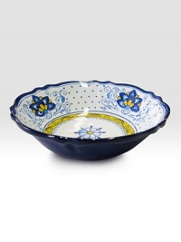 Reminiscent of vibrant, hand-painted Amalfi pottery, this durable melamine set is sure to become a cherished favorite for years to come.Melamine8 X 8 X 6.5Dishwasher safeDo not microwaveImported Reminiscent of vibrant, hand-painted Amalfi pottery, this durable melamine set is sure to become a cherished favorite for years to come.Melamine8 X 8 X 6.5Dishwasher safeDo not microwaveImported