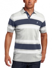 Nautica Men's Winnetu Stripe Short Sleeve Pique Polo Shirt Nautica Men's Winnetu Stripe Short Sleeve Pique Polo Shirt