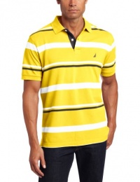 Nautica Men's Short Sleeve Stripes Pique Shirt Nautica Men's Short Sleeve Stripes Pique Shirt
