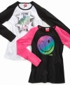 No worries. Make anyone's day brighter in one of these two feel good raglan shirts by Puma.