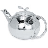 Michael Aram finds inspiration from nature for many of his handcrafted metalware pieces. The botanical teapot is silverplate and measures 5.5 high.