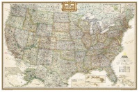 United States Executive Poster Size Wall Map (tubed) United States Executive Poster Size Wall Map (tubed)
