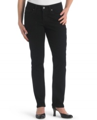 A style staple in every fashion-forward wardrobe, these Levi's black-wash petite skinny jeans will keep you looking sleek & chic! A style staple in every fashion-forward wardrobe, these Levi's black-wash petite skinny jeans will keep you looking sleek & chic!