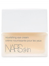 A natural addition to the NARSskin Moisture Balancing Collection, Nourishing Eye Cream is a luxurious yet lightweight revitalizing eye cream that delivers intense hydration to the delicate skin of the eye area with Active Phytoseed Complex, exclusive to NARSskin. A natural addition to the NARSskin Moisture Balancing Collection, Nourishing Eye Cream is a luxurious yet lightweight revitalizing eye cream that delivers intense hydration to the delicate skin of the eye area with Active Phytoseed Complex, exclusive to NARSskin.