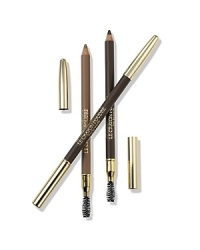 Lancômes all-in-one essential for natural-looking, beautiful brows. At one end: a powder pencil to colour-correct and contour. At the other: a handy brush to blend and groom for soft, subtly defined brows.