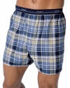 Hanes Men's Plaid Woven Boxers with Comfort Flex Waistband (MWCST)