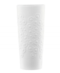 Darling daisies are intricately sculpted in rich white bisque porcelain for a clean, beautiful way to present your fresh picks each day. From Lenox. Darling daisies are intricately sculpted in rich white bisque porcelain for a clean, beautiful way to present your fresh picks each day. From Lenox.