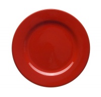 Waechtersbach Effect Glaze Cherry Rimmed Dinner Plates, Set of 4 Waechtersbach Effect Glaze Cherry Rimmed Dinner Plates, Set of 4