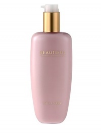 Ever romantic, Beautiful is called the fragrance of a thousand flowers...violets and lilies, roses and lilacs, marigold and orange blossoms. This tender bouquet is warmed with a rich, woody base and brightened with a touch of citrus. Luxurious, yet lightweight, this body lotion absorbs instantly, leaves skin feeling moisturized, smooth, silky...and surrounded with the fragrance of a thousand flowers. 8.4 oz. Ever romantic, Beautiful is called the fragrance of a thousand flowers...violets and lilies, roses and lilacs, marigold and orange blossoms. This tender bouquet is warmed with a rich, woody base and brightened with a touch of citrus. Luxurious, yet lightweight, this body lotion absorbs instantly, leaves skin feeling moisturized, smooth, silky...and surrounded with the fragrance of a thousand flowers. 8.4 oz.