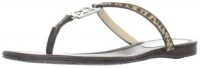 Calvin Klein Women's Janine Cheetah Thong Sandal,Beige/Black,6 M US Calvin Klein Women's Janine Cheetah Thong Sandal,Beige/Black,6 M US