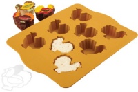 Chicago Metallic Silicone Turkey Cakelet Pan and Stencil Chicago Metallic Silicone Turkey Cakelet Pan and Stencil