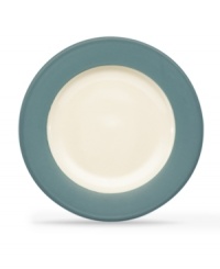 Make everyday meals a little more fun with Colorwave dinnerware from Noritake. Mix and match the turquoise-rimmed salad plates with coupe and square pieces for a tabletop that's endlessly stylish. Make everyday meals a little more fun with Colorwave dinnerware from Noritake. Mix and match the turquoise-rimmed salad plates with coupe and square pieces for a tabletop that's endlessly stylish.