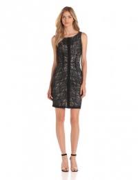 London Times Women's Sleeveless Aztec Lace Sheath Dress London Times Women's Sleeveless Aztec Lace Sheath Dress