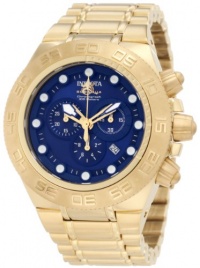 Invicta Men's 1941 Subaqua Sport Chronograph Blue Dial 18k Gold Ion-Plated Stainless Steel Watch Invicta Men's 1941 Subaqua Sport Chronograph Blue Dial 18k Gold Ion-Plated Stainless Steel Watch