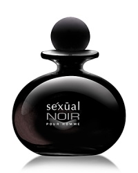 Mysterious. European. Sexy.Séxual Noir tempts and captivates with a European, daring, masculine charisma. Italian bergamot and crisp, mouthwatering grapefruit blend with wild coriander and intoxicating lavender. Mysterious velvet moss blends with masculine sweet tobacco.Fragrance Type: Fougere WoodyTop: Italian Bergamot, Crisp Grapefruit CardamomMiddle: Wild Coriander, Intoxicating Lavender, Orange Blossom, Musk, HoneyHeart: Moss, Sweet Tobacco, Tonka Bean
