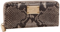 Michael Kors Jet Set Zip Around Wallet, Dark Sand Python Michael Kors Jet Set Zip Around Wallet, Dark Sand Python