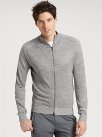 EXCLUSIVELY AT SAKS.COM. Made from lightweight Italian linen, this zip-front sweater is a quintessential layering style.Zipper frontRibbed trimLinenDry cleanImported of Italian fabric EXCLUSIVELY AT SAKS.COM. Made from lightweight Italian linen, this zip-front sweater is a quintessential layering style.Zipper frontRibbed trimLinenDry cleanImported of Italian fabric