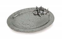 Star Home Coquilles Chunky Oval Platter, 18-Inch L by 14-Inch W Star Home Coquilles Chunky Oval Platter, 18-Inch L by 14-Inch W