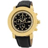 JBW-Just Bling Men's JB-6114L-E Melbourne Chronograph Black Dial Diamond Watch