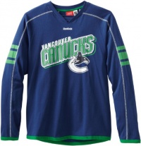 NHL Vancouver Canucks Long Sleeve Jersey T-Shirt NHL Vancouver Canucks Long Sleeve Jersey T-Shirt