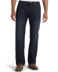 Don't get cooped up in a pair of skinny jeans. These relaxed fit denim from Levi's are weekend ready. Don't get cooped up in a pair of skinny jeans. These relaxed fit denim from Levi's are weekend ready.