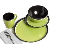 TTU Gallery 16-Piece Dinnerware Set, Argentina Green TTU Gallery 16-Piece Dinnerware Set, Argentina Green