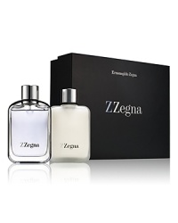 This gift set includes a 3.4 oz. Eau de Toilette and 3.4 oz. After Shave Balm, presented in a signature gift box. This gift set includes a 3.4 oz. Eau de Toilette and 3.4 oz. After Shave Balm, presented in a signature gift box.