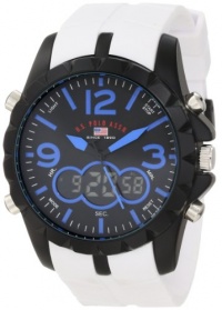 U.S. Polo Assn. Men's US9240 White Analog Digital Strap Watch U.S. Polo Assn. Men's US9240 White Analog Digital Strap Watch